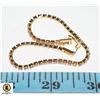 Image 1 : TENNIS BRACELET, GOLD TONE, 2.5 MM X 56 CLEAR ZIRC