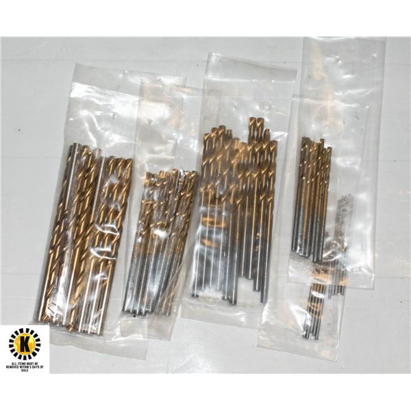 50 DRILL BITS TITANIUM COATEDÿ
