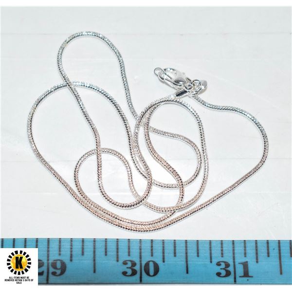 55 CM NECKLACE WEIGHING 7.6 GMS STAMPED 925ÿ