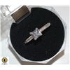 Image 1 : LADIES WITH 0.75 CT PRINCESS CUT CENTER CZ WITH CL