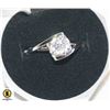 Image 1 : CERTIFIED LADIES 1.0 CT ZIRCON SOLITAIRE STAMPED 9