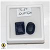 Image 1 : 18.80 CT TW OVAL & EMERALD CUT SHAPED SAPPHIRE COL