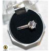 Image 1 : CERTIFIED LADIES 1 CT ZIRCON WITH BEAD SET CLEAR