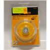 Image 1 : NEW BRUSH WIRE CUP BRUSH WITH NUT 4” CRIMPED