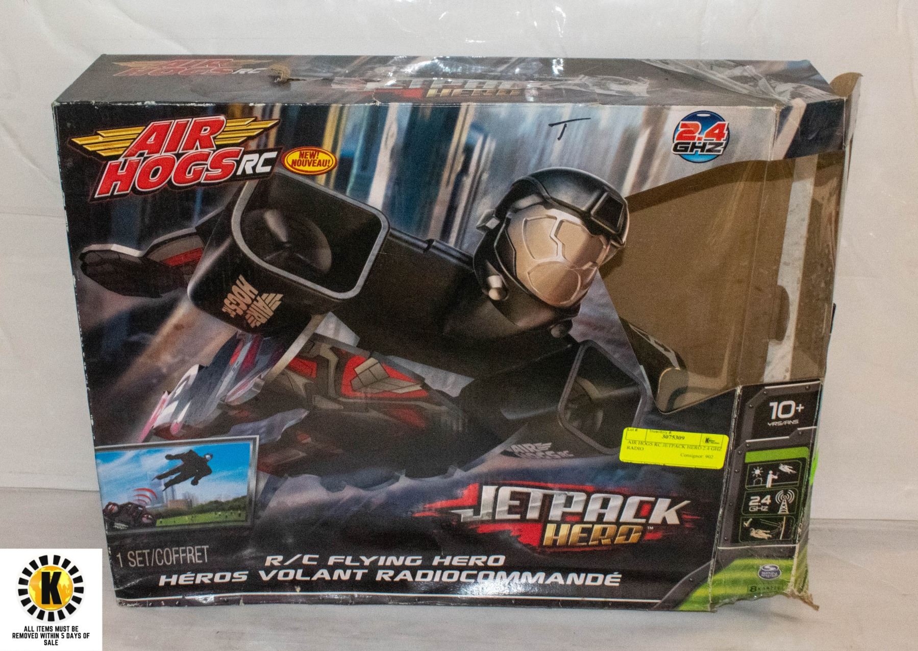 Jetpack Hogs AIR HOGS RC JETPACK HERO 2.4 GHZ RADIO