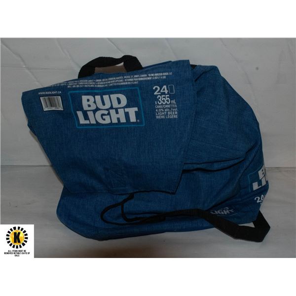 BUD LIGHT 24 CAN CAPACITY BLUE BACKPACK