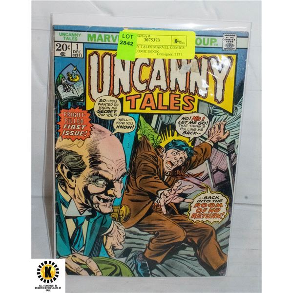 UNCANNY TALES MARVEL COMICS #1. 1973 COMIC BOOK