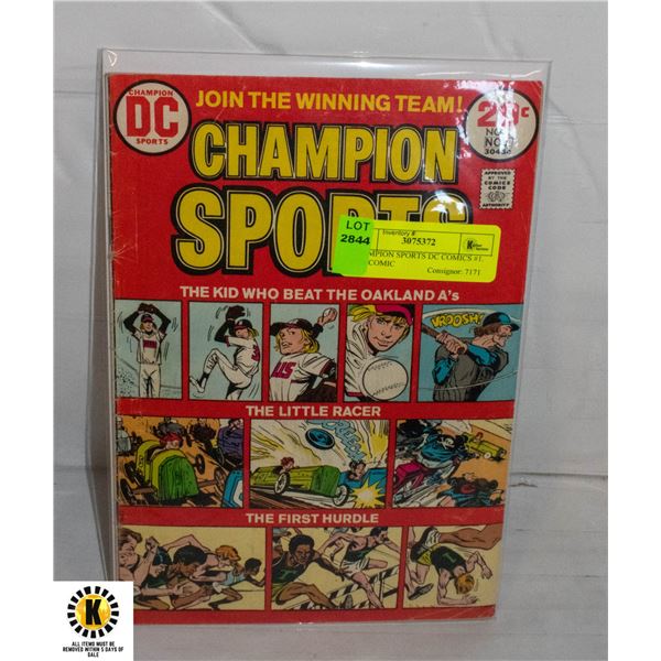 CHAMPION SPORTS DC COMICS #1. 1973 COMIC