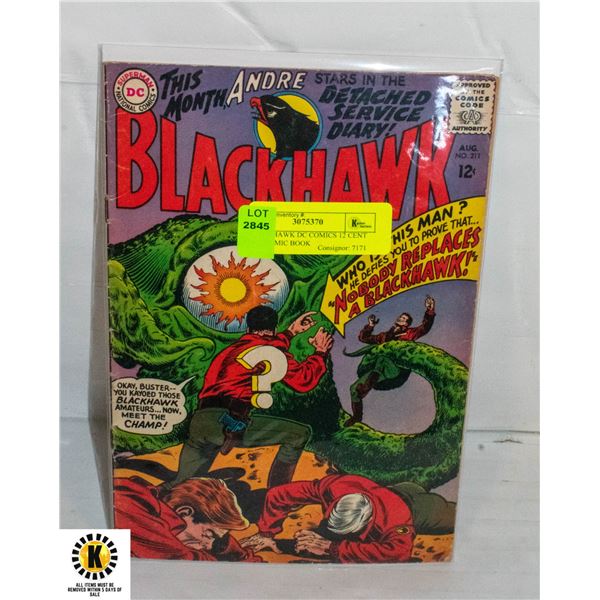 BLACKHAWK DC COMICS 12 CENT 1965 COMIC BOOK