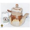 70's LAURENTIAN POTTERY CANADA TUNDRA TEAPOT