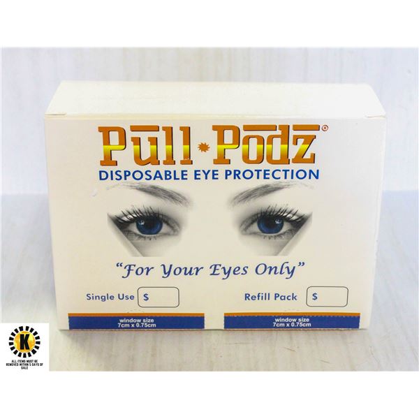 PULL PODS DISPOSABLE EYE PROTECTION FOR TANNING