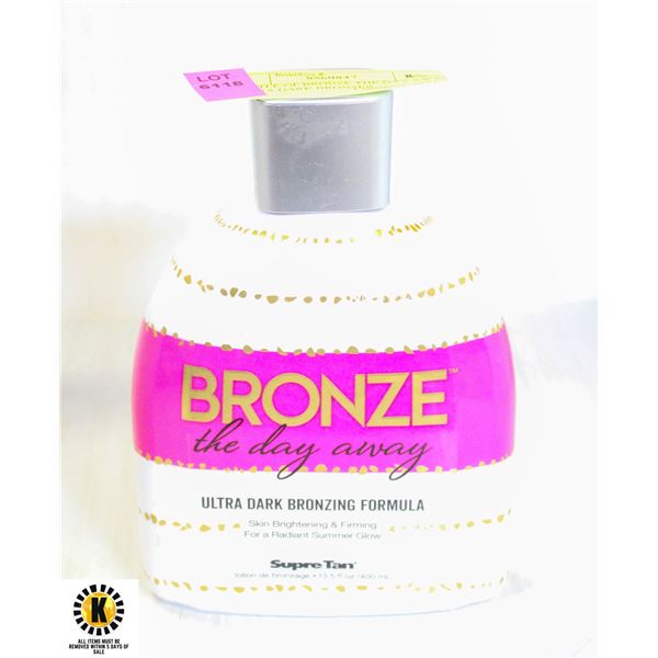 BOTTLE OF BRONZE THE DAY AWAY ULTRA DARK BRONZER