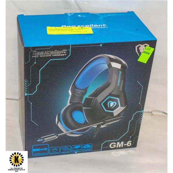 PRO GAMING HEADSET ULTRA LIGHT PS4 XBOX ONE