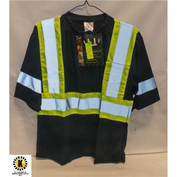 HI VIS SAFETY T SHIRT SHORT SLEEVE ORANGE WITH