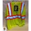 Image 1 : HI VIS SAFETY T SHIRT LONG SLEEVE WITH BREAST