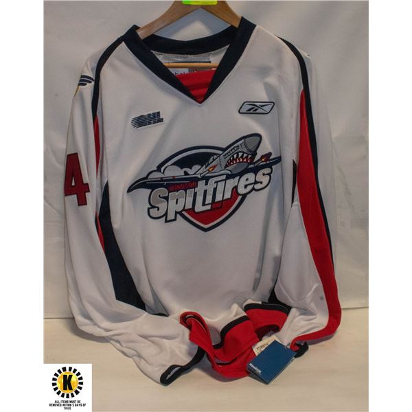 AUTOGRAPHED TAYLOR HALL SPITFIRES JERSEY