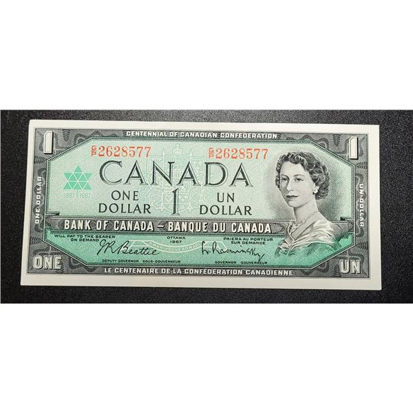 CANADIAN CENTENNIAL $1.00 BANK NOTE.