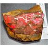 MASSIVE RED FIRE AMMOLITE TABLE TOP