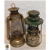 TWO VINTAGE LANTERNS