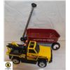 Image 1 : LITTLE RED WAGON/TONKA TOW TRUCK