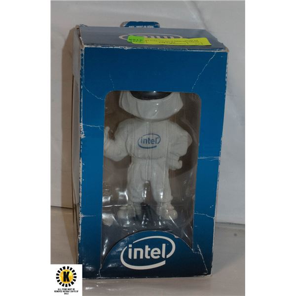 INTEL BOBBLE HEAD PEN HOLDER IN BOX