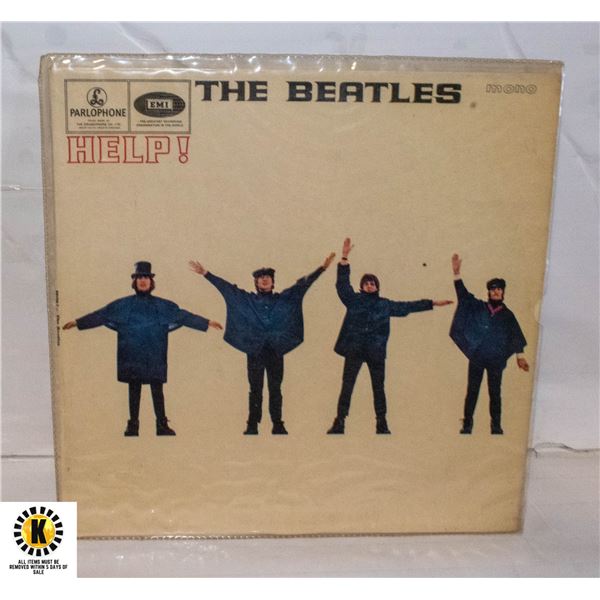 THE BEATLES HELP PARLOPHONE - PMC 1255 VINYL