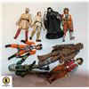 STAR WARS EARLY 2000 8 FIGURINES