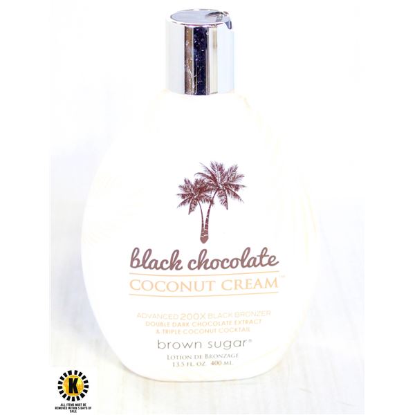 BLACK CHOCOLATE COCONUT CREAM 200X BRONZER 400 ML.