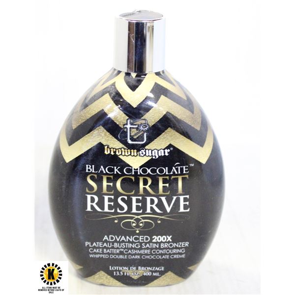 BLACK CHOCOLATE SECRET RESERVE 200X BRONZER 400 ML