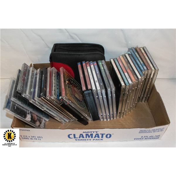 FLAT WITH 85 CDS MANY NEW IN PACKAGE