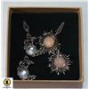 Image 1 : NEW SUN & CRESCENT MOON PENDANT