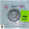 Image 1 : 1940 SILVER CANADIAN 50 CENT COIN