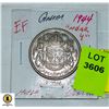 Image 1 : 1944 SILVER CANADIAN 50 CENT COIN