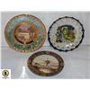 Image 1 : LOT WITH THREE DISPLAY PLATES - HAWAII PLATE
