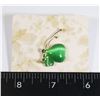 Image 1 : NEW EMERALD GREEN COLOR BUTTERFLY BROOCH