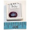Image 1 : 9.40 CT OVAL SHAPED RUBY COLOR ENHANCEDÿ