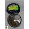 Image 1 : OLD TIN FILLED WITH VARIOUS TOKENS & MEDALS ETC.