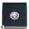 Image 1 : STERLING SILVER NATURAL AMETHYST CITRINE RING