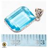 Image 1 : STERLING SILVER GEMSTONE TYPE PENDANT