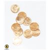 Image 1 : LOT OF 10 GOLD PLATED MAXIMILLION COINS