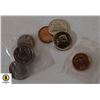 Image 1 : LOT OF OLD VARIOUS CANADA 5 CENTS AND 1 CENT