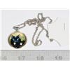 Image 1 : NEW BLACK CAT PENDANT WITH CHAIN