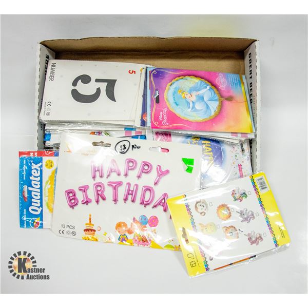 50 + FOIL THEME BALLOONS