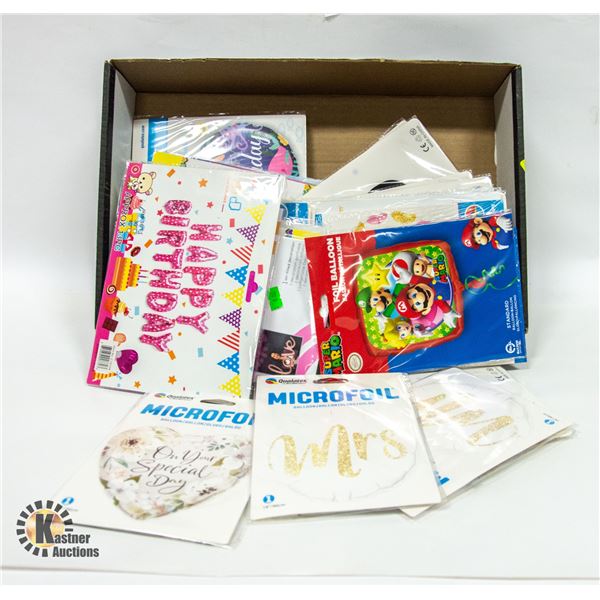 50 + FOIL THEME BALLOONS