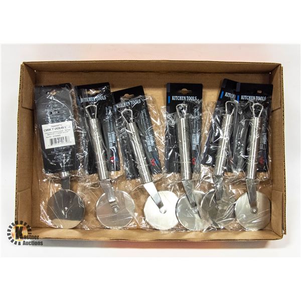 FLAT OF 6 PIZZA CUTTERS