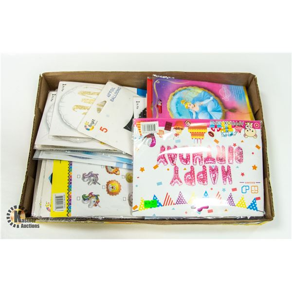 50 + FOIL THEME BALLOONS