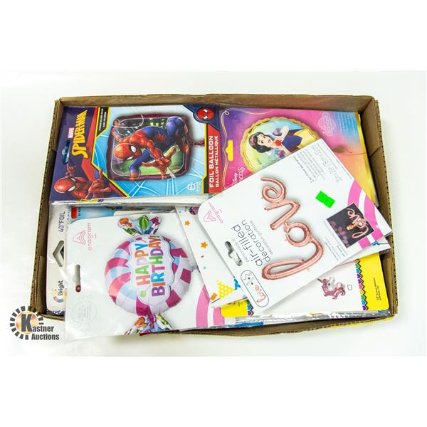 50 + FOIL THEME BALLOONS