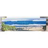 Image 1 : OCEAN AND BEACH PICTURE 60" X 18"