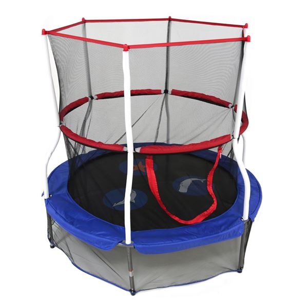 NEW SKYWALKER TRAMPOLINE 5' ROUND WITH ENCLOSURE