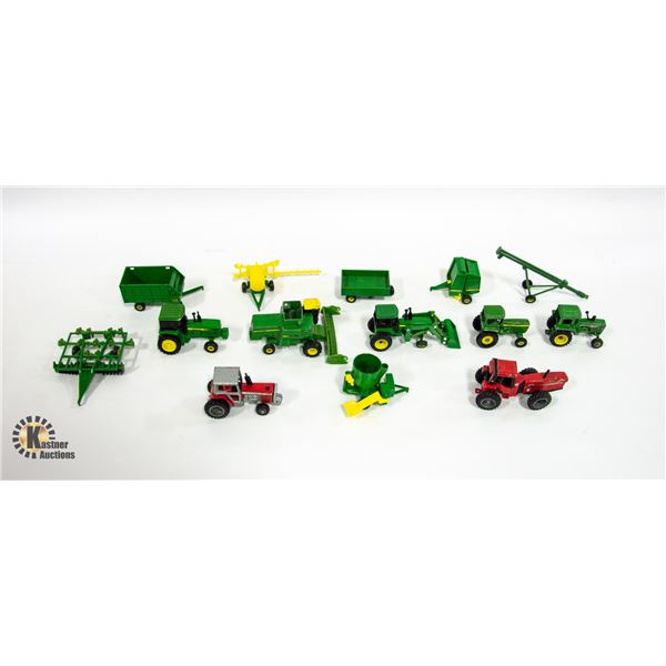 LOT OF 12 JOHN DEERE DIECAST